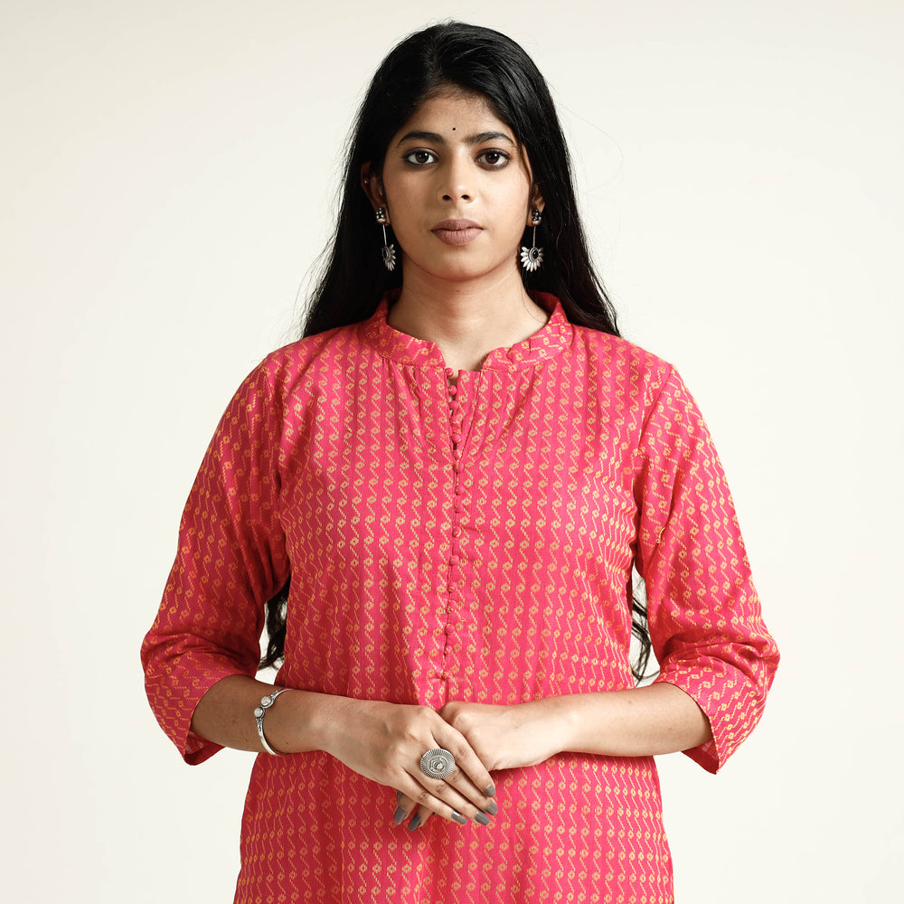 jacquard kurta