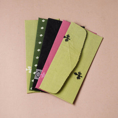 Handmade Jacquard Fabric Envelope (Assorted - Set of 5)