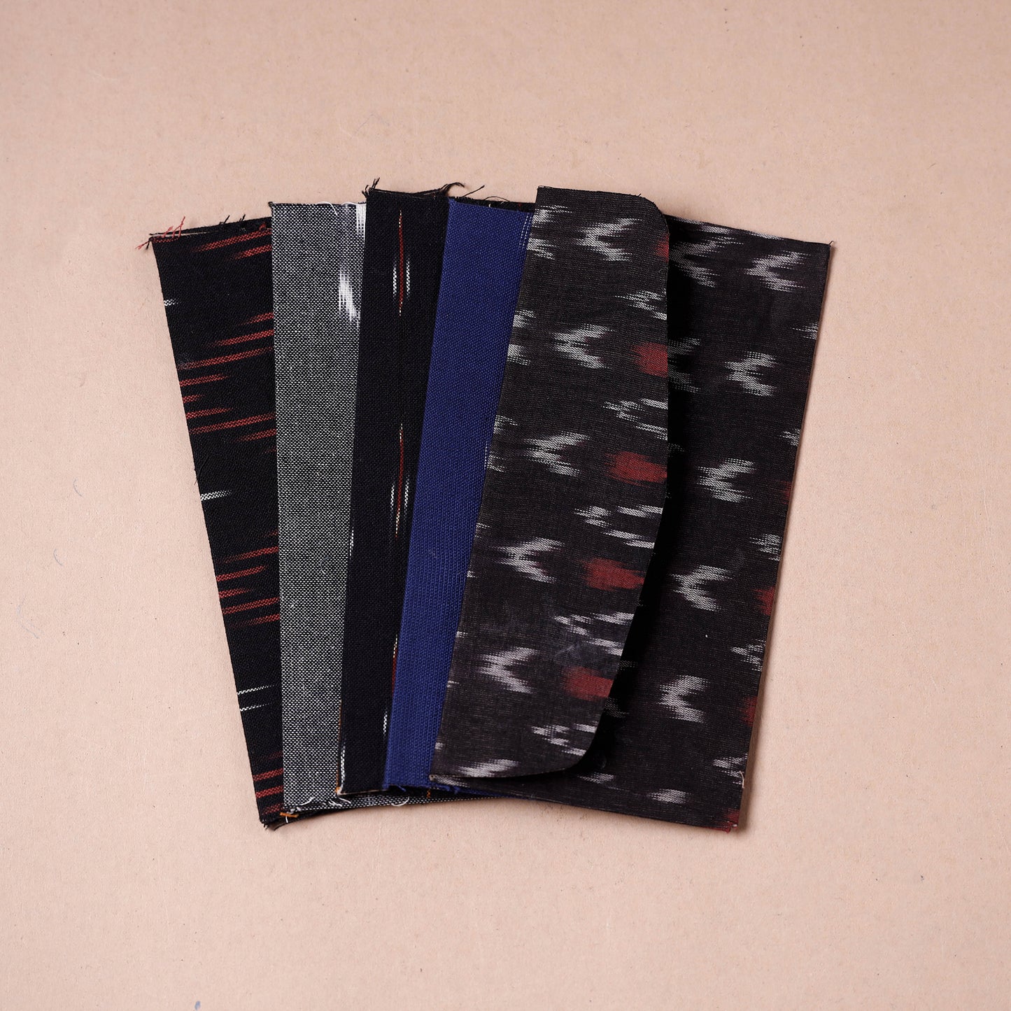 Handmade Ikat Fabric Envelope (Assorted - Set of 5)