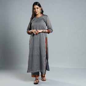  Dharwad Cotton Kurta with Palazzo & Dupatta Set 