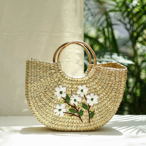 water reed hand bag