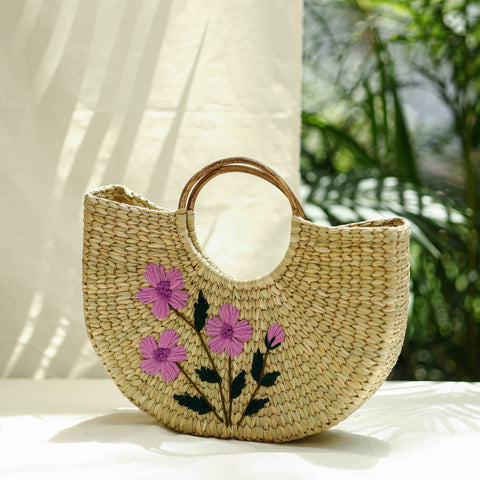 water reed hand bag