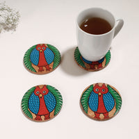 Handpainted Wooden Coasters