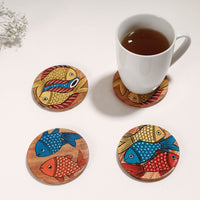 Handpainted Wooden Coasters