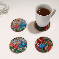 Handpainted Wooden Coasters