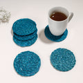 Buy Jute Cotton Hand Braided Round Coasters (Set of 6) Online at iTokri.com