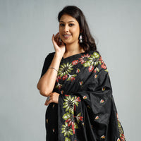 Kantha embroidery Saree