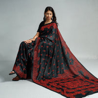 Kantha embroidery Saree