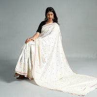 Kantha embroidery Saree