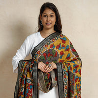 kalamkari handpainted dupatta