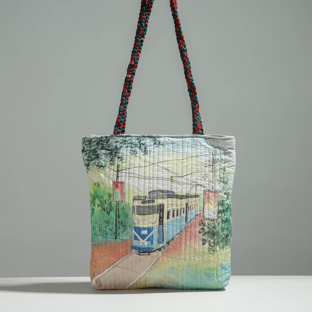 handpainted hand bag