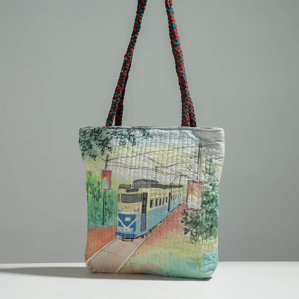 handpainted hand bag