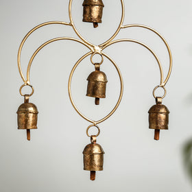  Kutch Copper Coated Bell With Leather Belt - Kite 