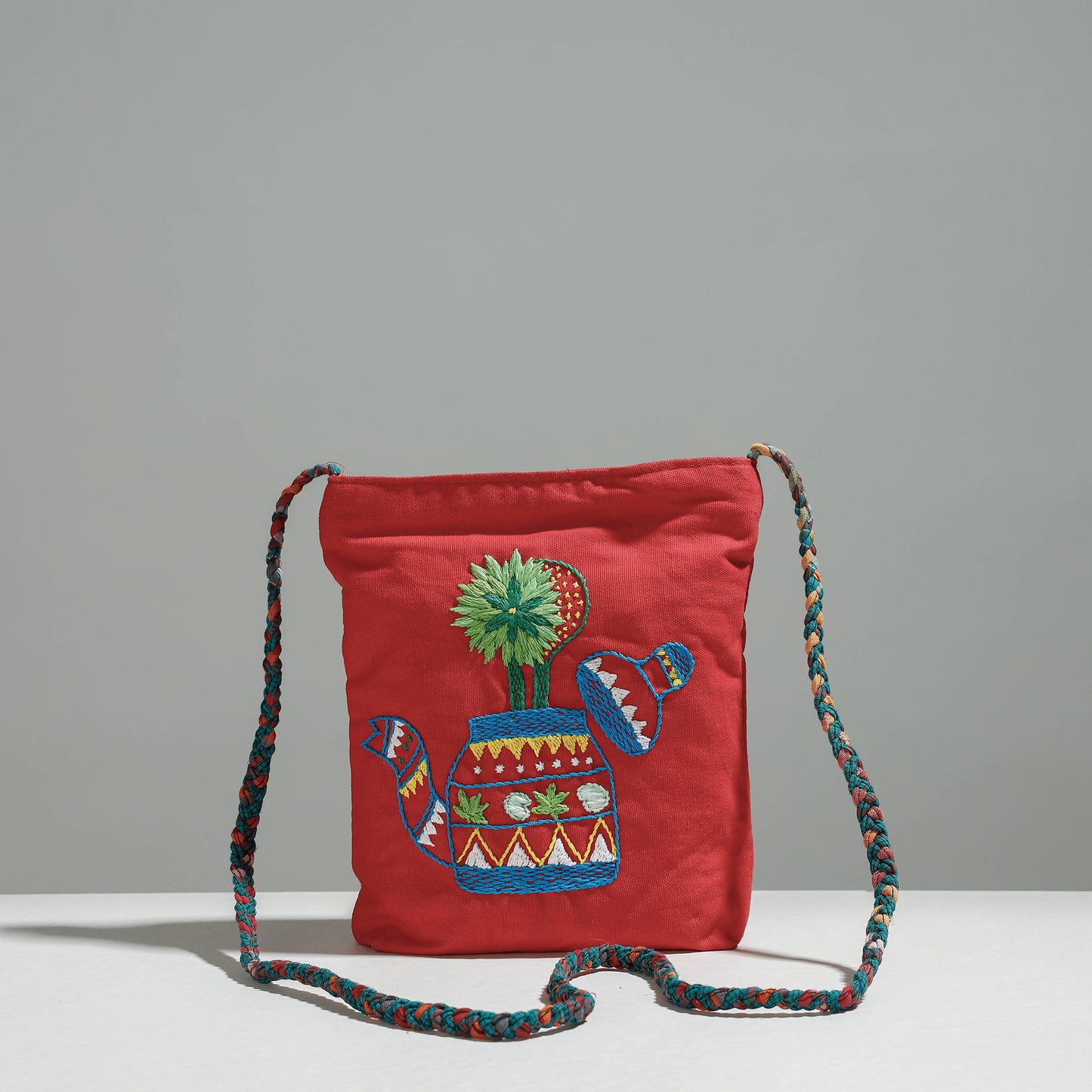 Embroidery Sling Bag
