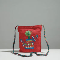 Embroidery Sling Bag
