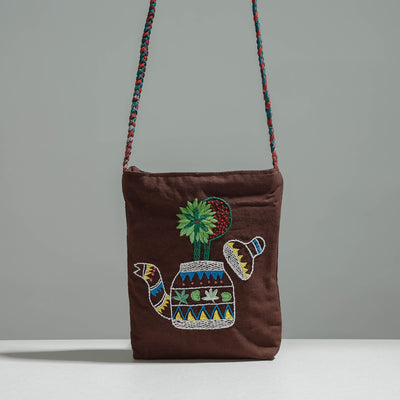 Embroidery Sling Bag
