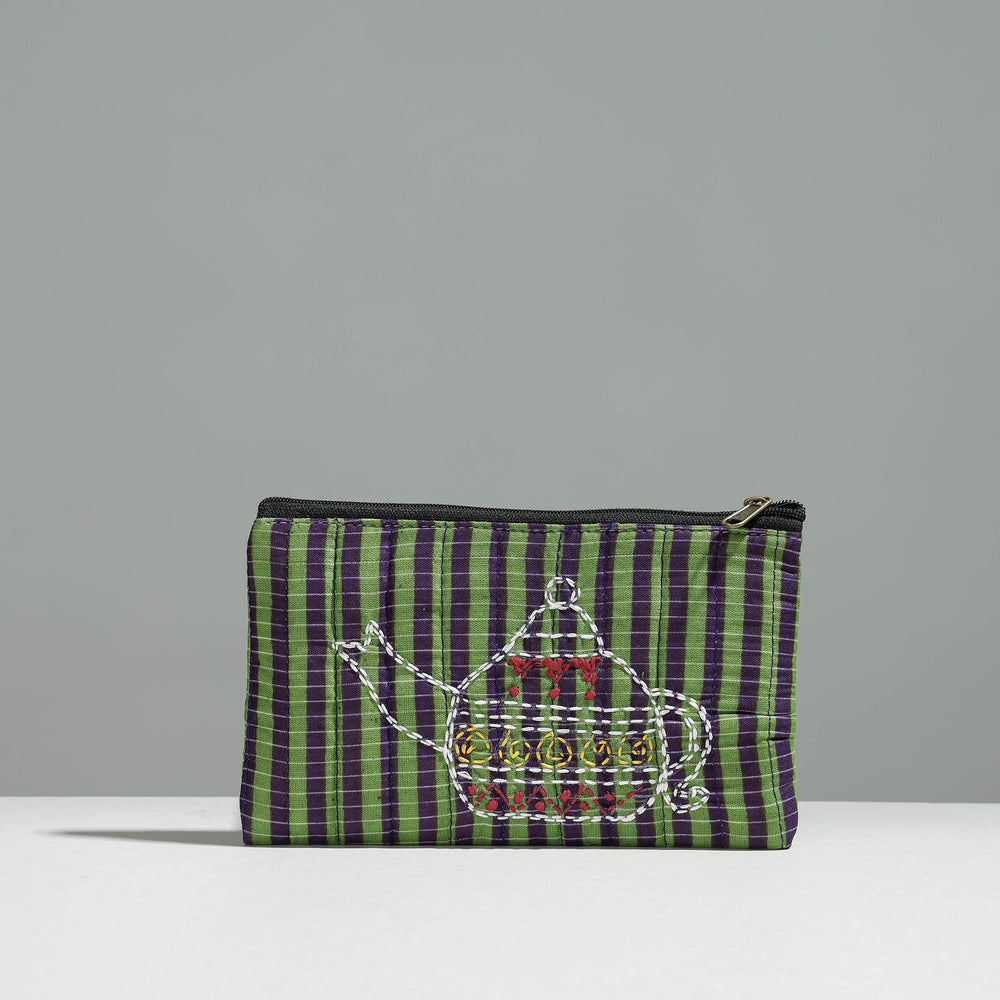 embroidery jewellery pouch