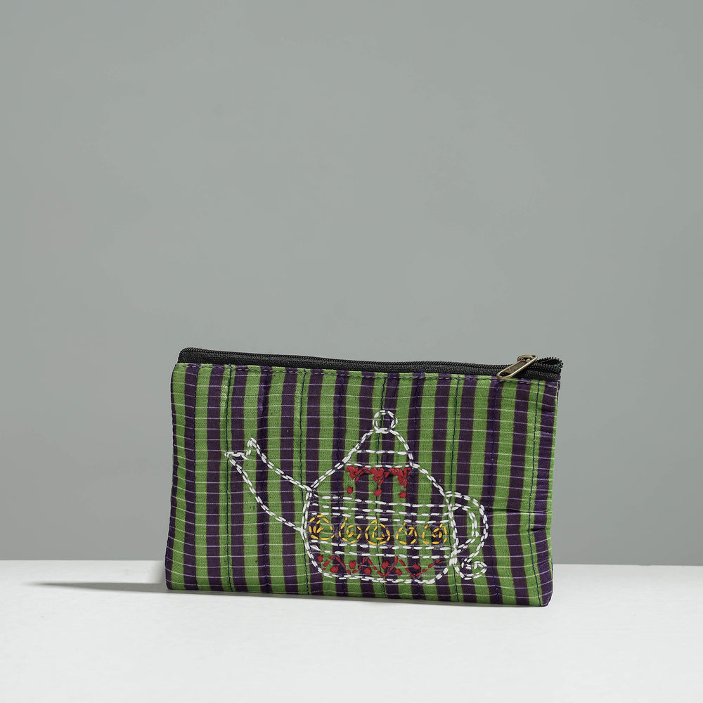 embroidery jewellery pouch