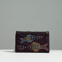 embroidery jewellery pouch