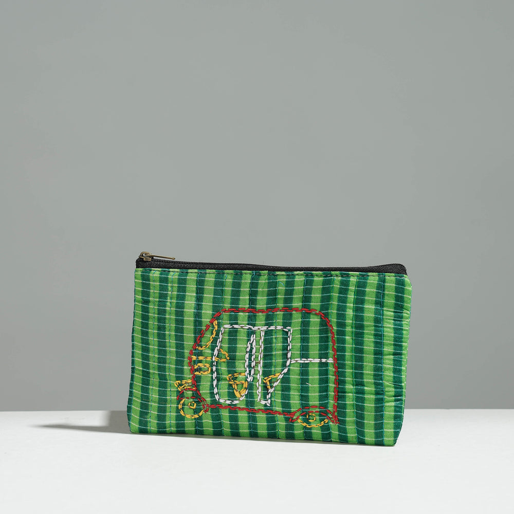 embroidery jewellery pouch