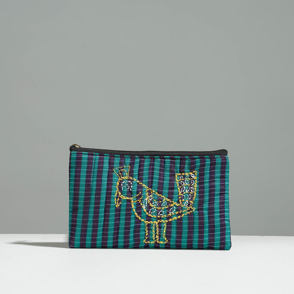 embroidery jewellery pouch