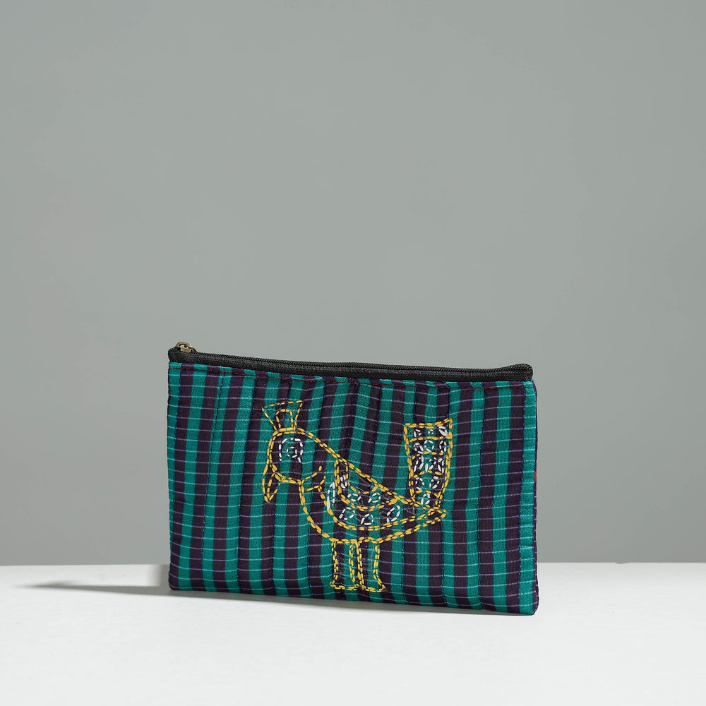 embroidery jewellery pouch