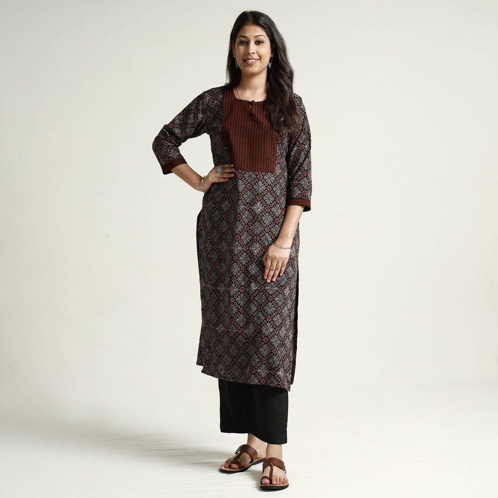 Ajrakh Kurta with Palazzo Set
