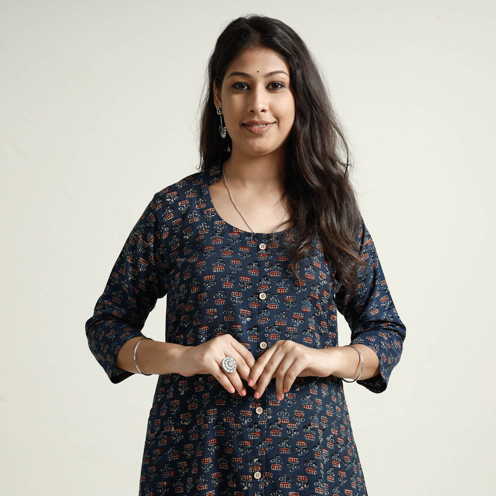 Ajrakh Kurta with Palazzo Set