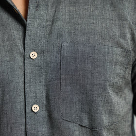 Buy Plain Handloom Cotton Men Half Sleeve Shirt Online at iTokri.com