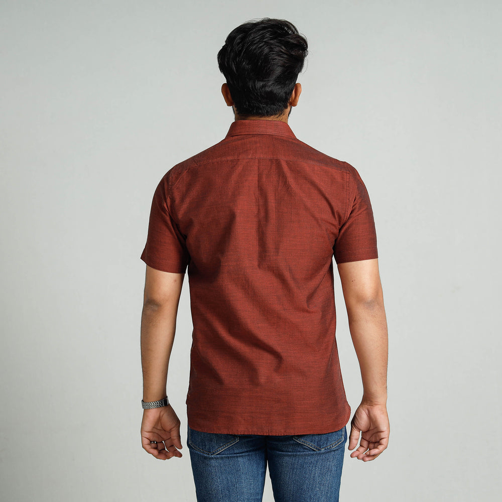 plain handloom shirt 