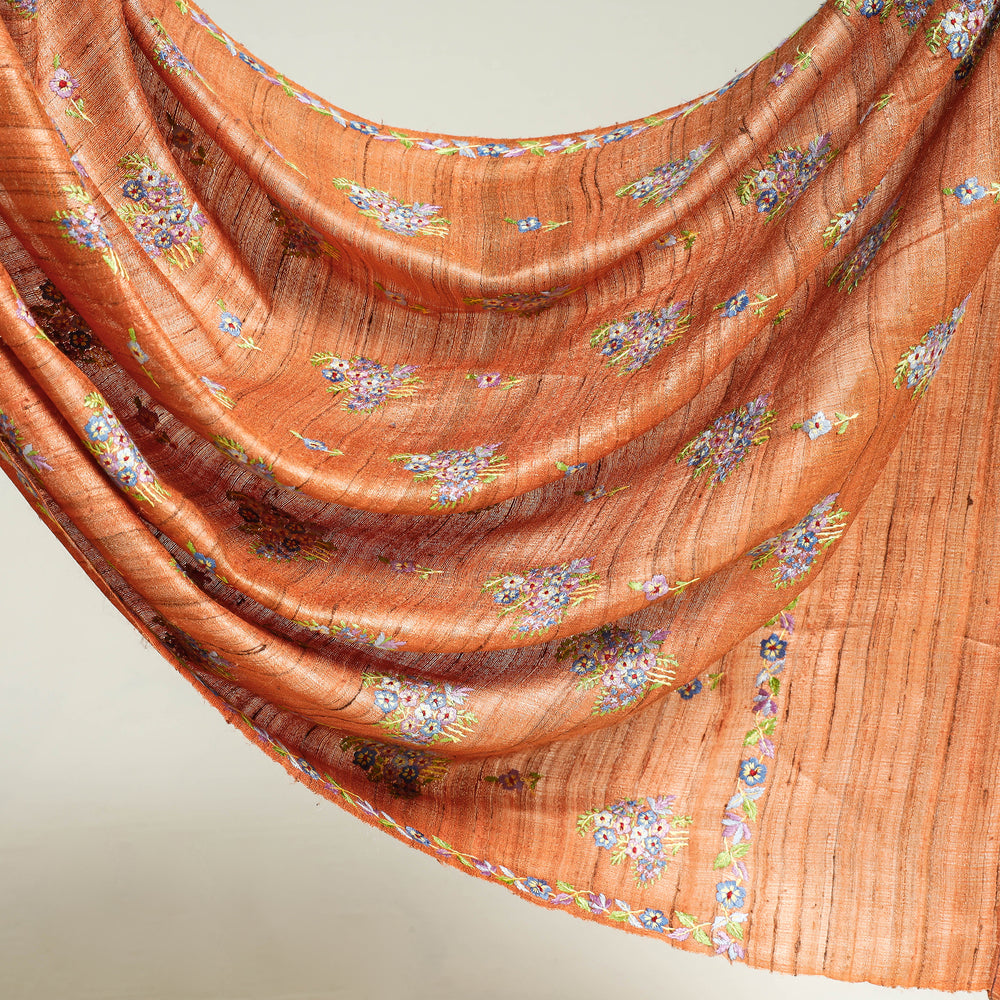 hand embroidery saree