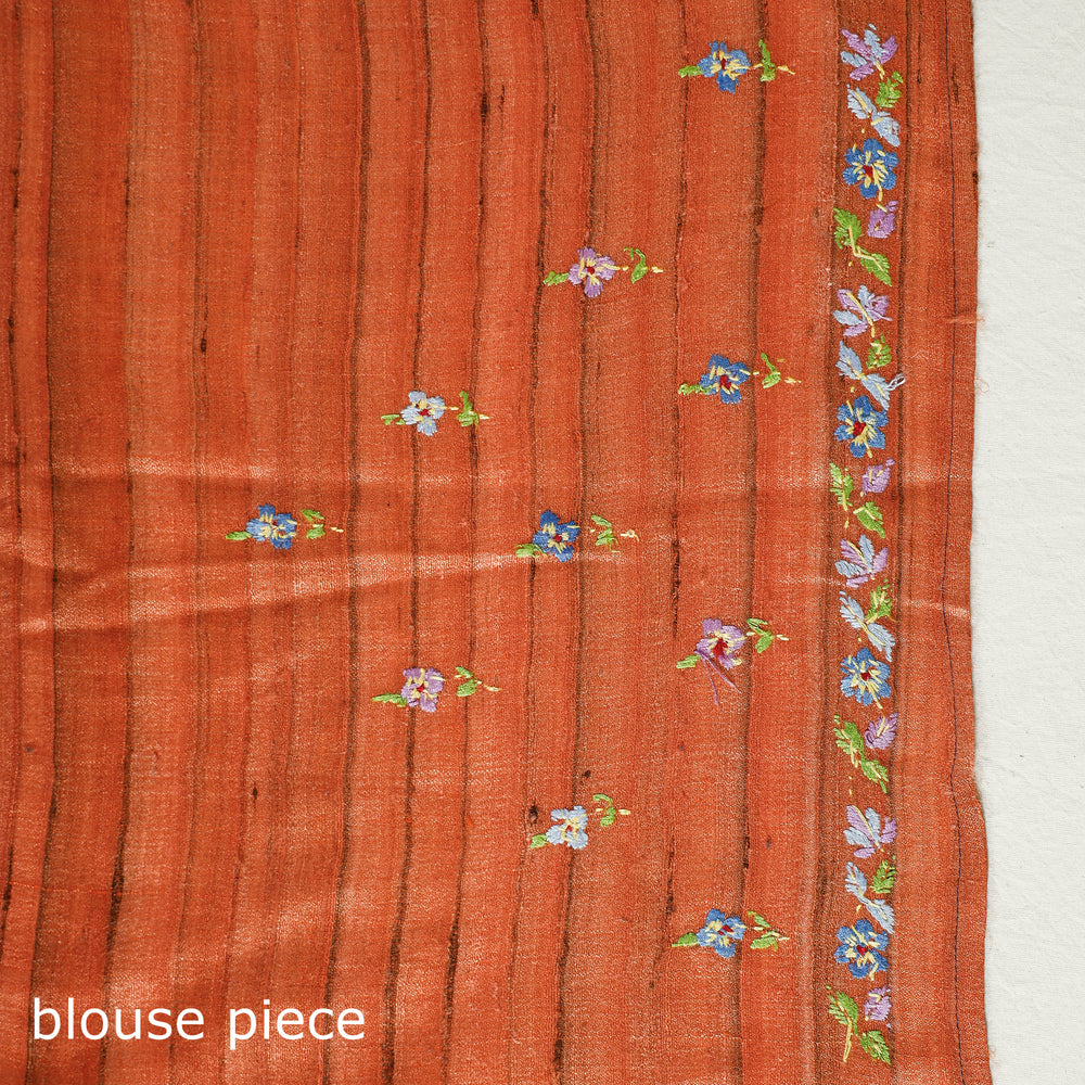 hand embroidery saree