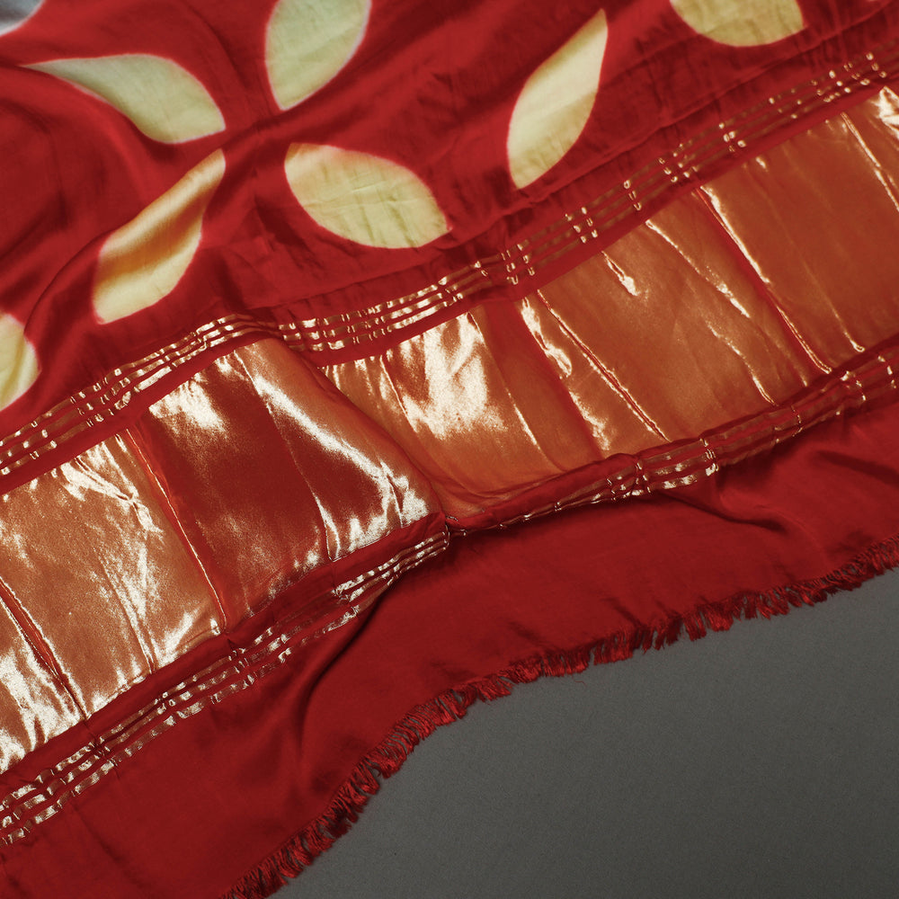 shibori silk dupatta