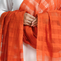 Mangalagiri Cotton Missing Checks Handloom Dupatta