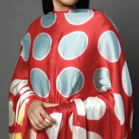  Clamp Dyed Shibori Modal Silk Dupatta with Zari Border Online at iTokri.com