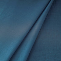 Blue - Prewashed Plain Mul Cotton Fabric