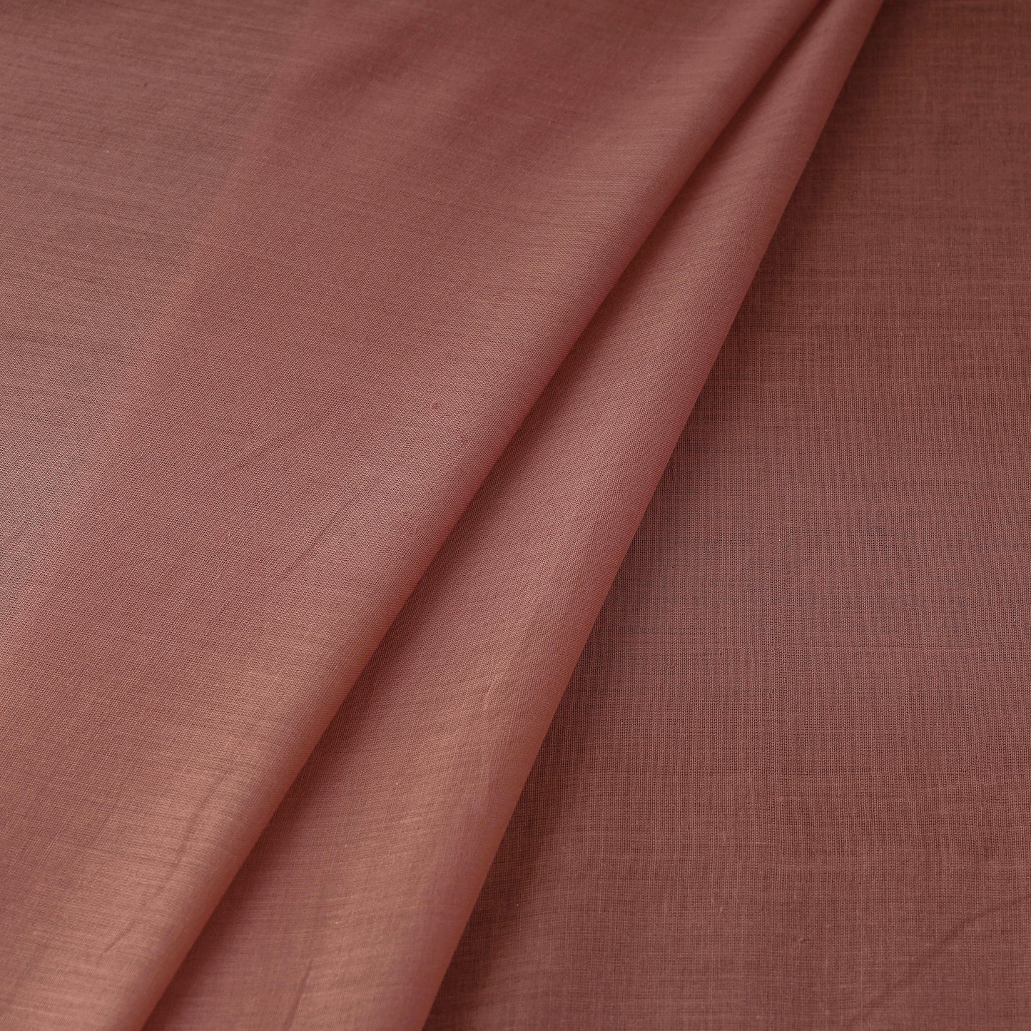 Brown - Prewashed Plain Dyed Cotton Fabric 13