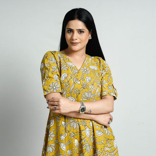 Bagru Printed Cotton Dress