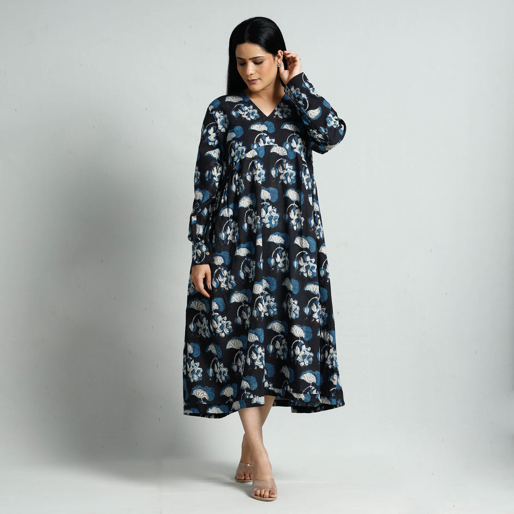 Bagru Printed Cotton Dress