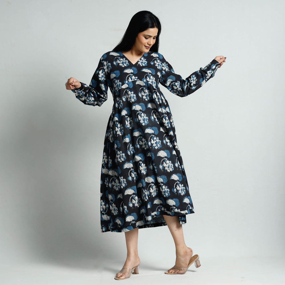 Bagru Printed Cotton Dress