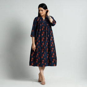 Bagru Printed Cotton Dress