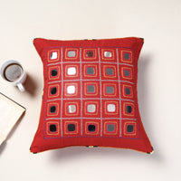 Mirror Work Cushion Cover 