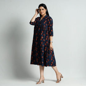 Bagru Printed Cotton Dress