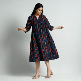 Bagru Printed Cotton Dress