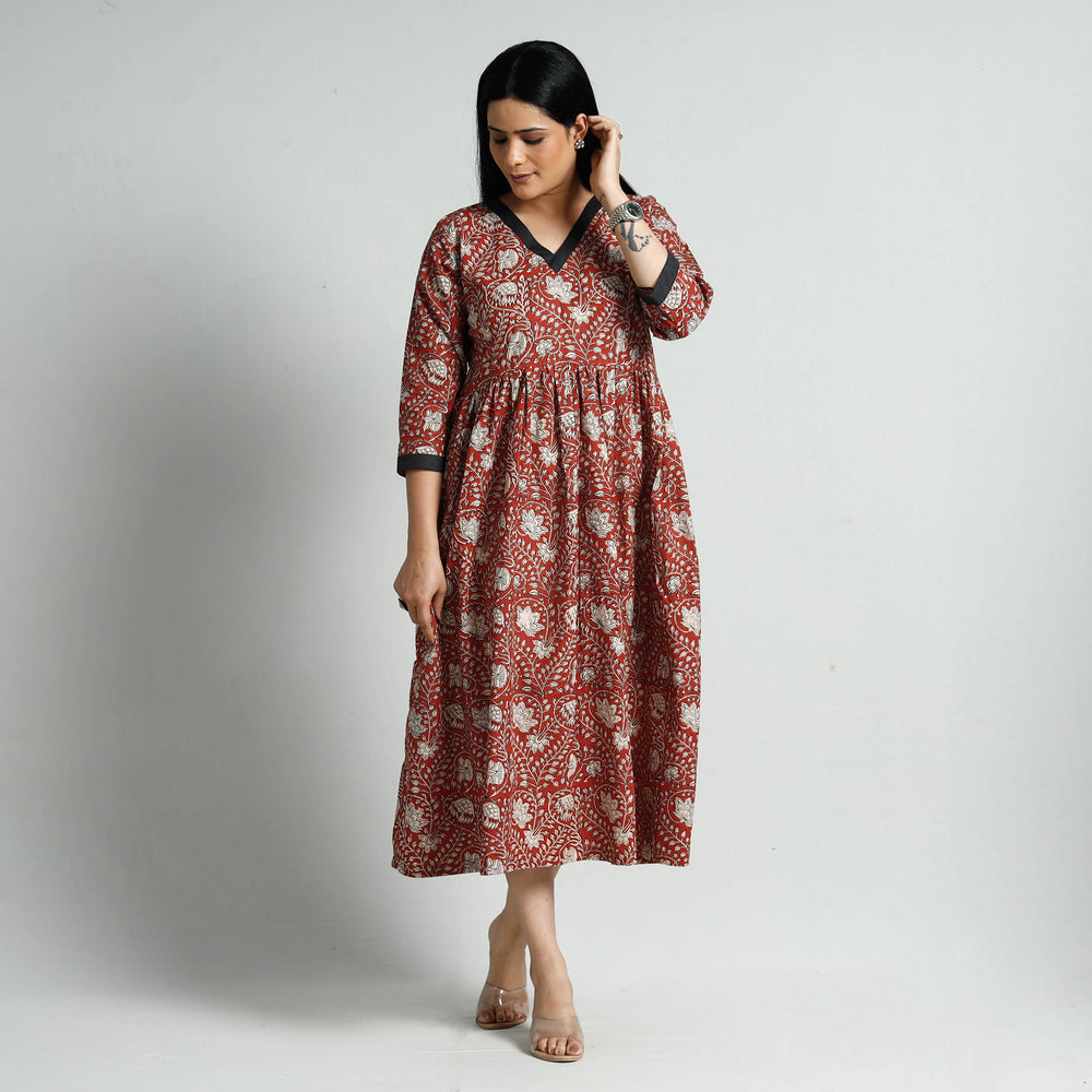 Bagru Printed Cotton Dress