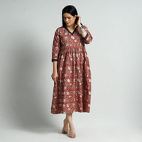 Bagru Printed Cotton Dress