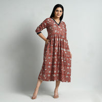 Bagru Printed Cotton Dress