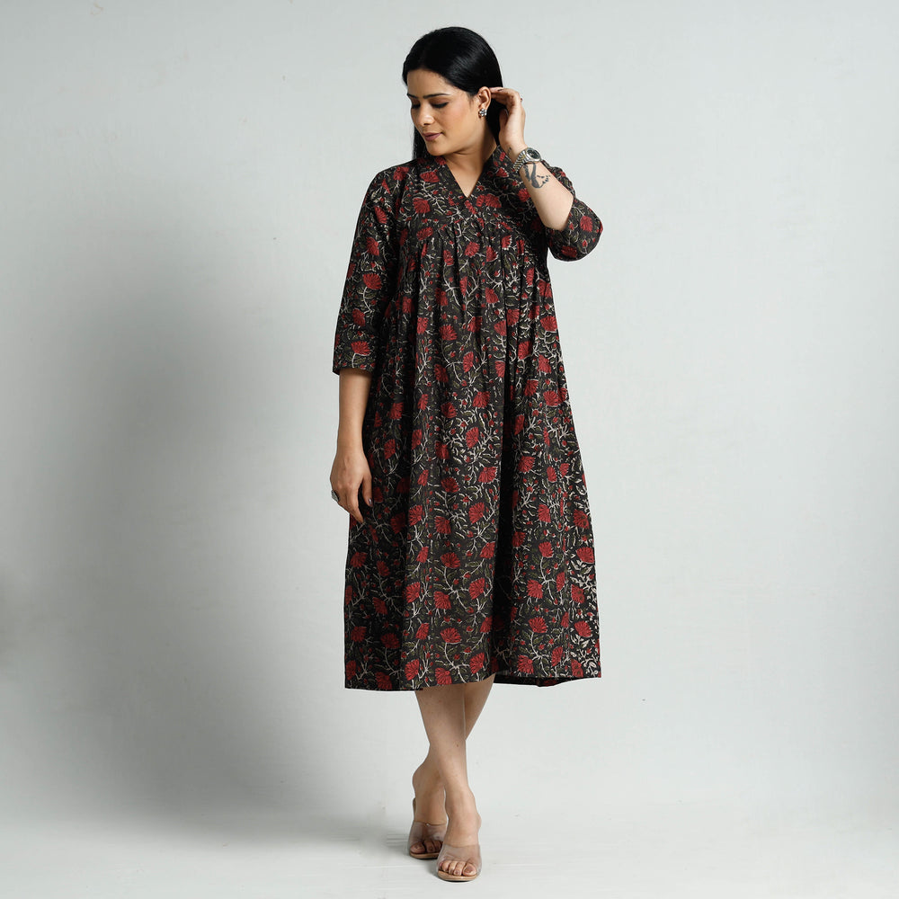 Bagru Printed Cotton Dress