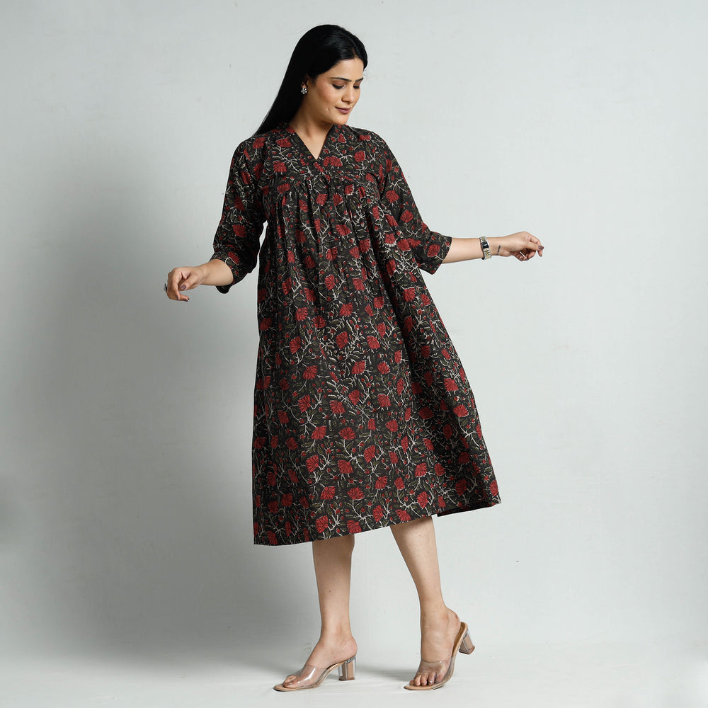 Bagru Printed Cotton Dress