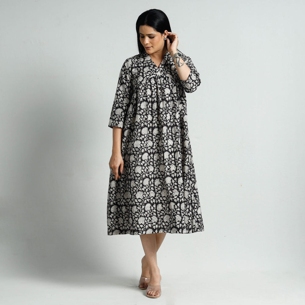 Bagru Printed Cotton Dress